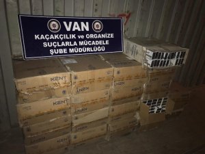 Van’da 9 bin 400 paket kaçak sigara ele geçirildi