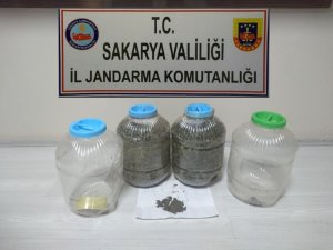 Narkotik köpeği rüzgar zulalanmış uyuşturucuları buldu; 3 gözaltı