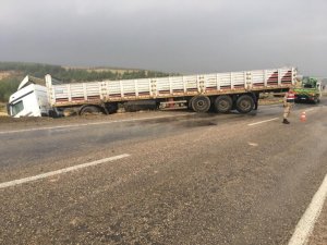 Kilis’te trafik kazaları:1 yaralı