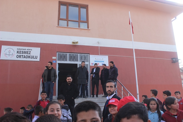 Köy okulunda Erasmus projesi sevinci