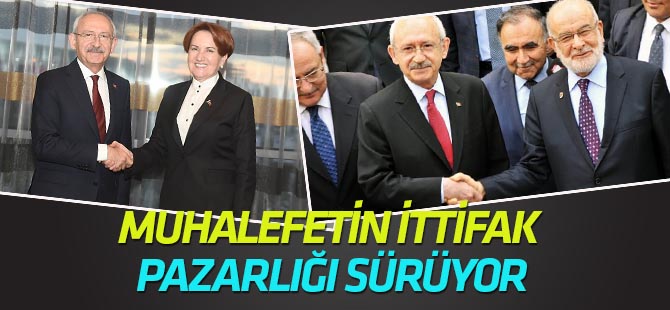 Muhalefetin ittifak pazarlığı sürüyor