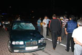 Otomobilin çarptığı bisiklet sürücüsü öldü