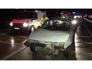 Yağmur sonrası zincirleme kaza: 5 yaralı