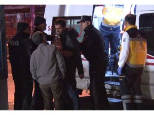 Alkollü yaralının tedavi olmama inadı pes ettirdi