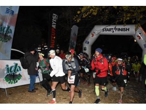 Kazdağları İda Ultra Maratonu 800 sporcunun katılımıyla koşuldu