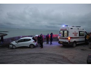 Samsun’da trafik kazası 1 yaralı