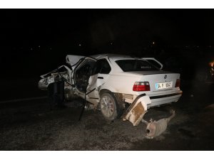 GÜNCELLEME - Iğdır'da iki otomobil çarpıştı: 7 yaralı