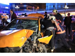 Başkentte trafik kazası: 3 yaralı