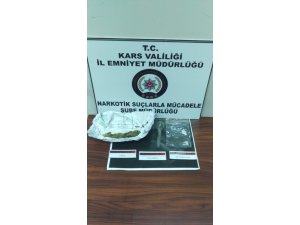 Kars’ta uyuşturucu ele geçirildi