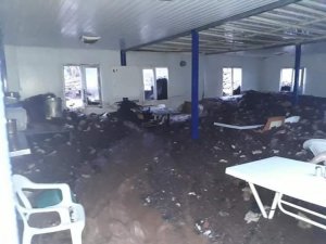 Maden ocağında korkutan heyelan