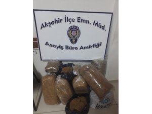 Akşehir’de tütün baskını