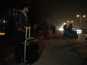 Konya'da vize sınavlarını bitiren öğrencilerin memlekete dönüşü başladı