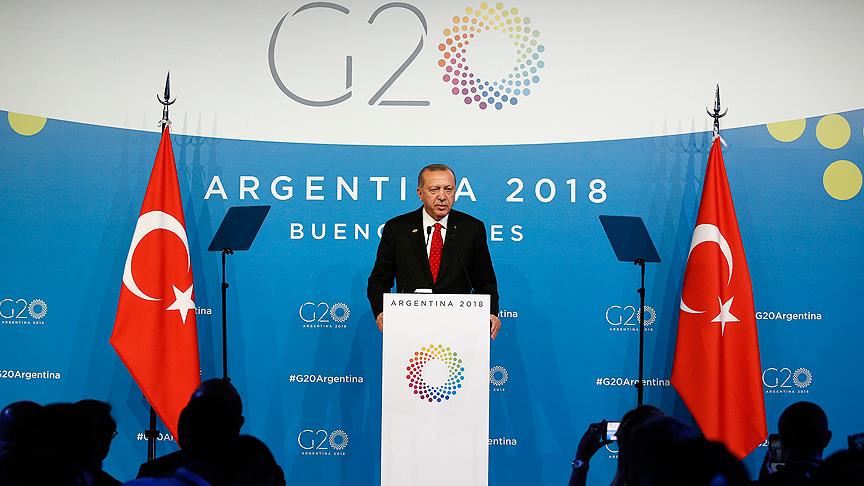 Cumhurbaşkanı Erdoğan G20'de 8 liderle görüştü