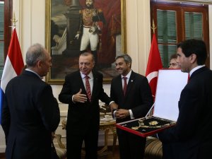 Cumhurbaşkanı Erdoğan’a Paraguay Devlet Nişanı