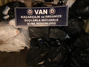 Van’da 14 bin 110 paket kaçak sigara ele geçirildi