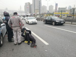E-5’te trafiği kilitleyen kaza:1 yaralı