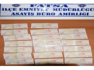 Fatsa’da sahte para operasyonu: 1 gözaltı
