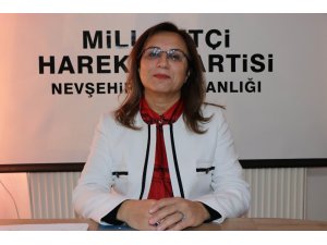 Nevşehir tarihinin ilk kadın belediye başkan adayını MHP gösterdi