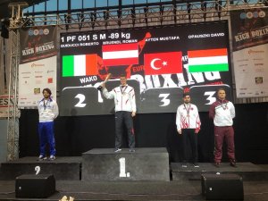 Avrupa Kick Boks Şampiyonası’nda 3. oldu
