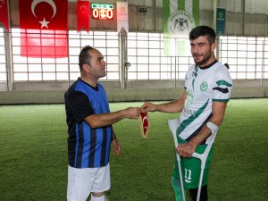 Zabıta ile Engelliler Gücü maç yaptı