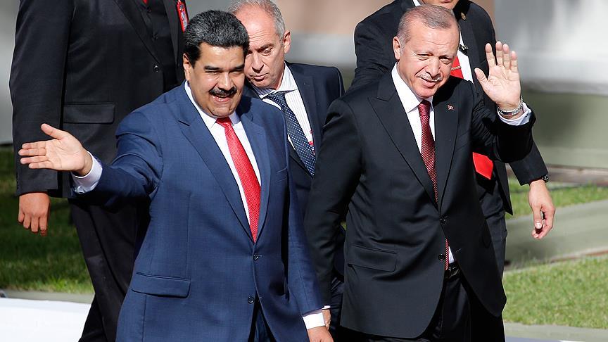Cumhurbaşkanı Erdoğan Venezuela'da