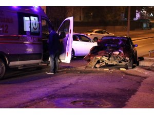 Başkent’te trafik kazası: 2 yaralı