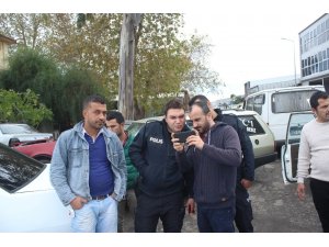 Otomobiline çarpıp kaçan aracı iz sürüp sanayide buldu