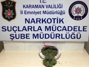 Karaman’da esrar operasyonu
