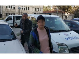 Hırsızlık suçundan hapis cezası bulunan kadın tutuklandı