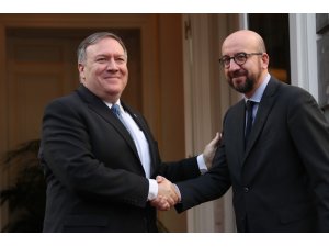 Belçika Başbakanı Michel, ABD Dışişleri Bakanı Pompeo’yu ağırladı