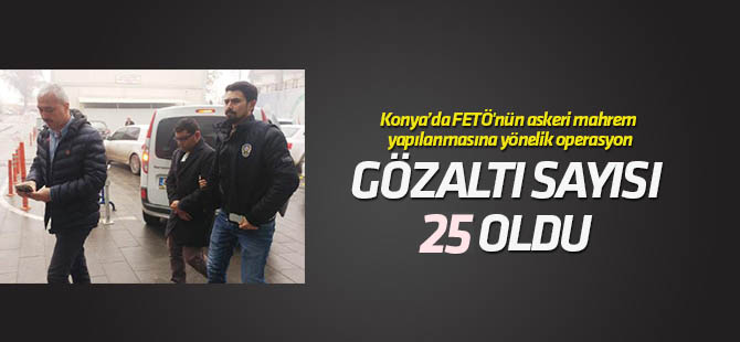 FETÖ'nün askeri mahrem yapılanmasına yönelik operasyon