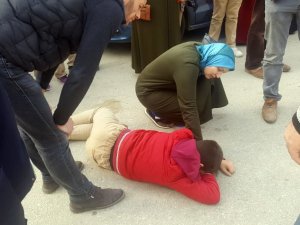 Şarjlı bisiklet devrildi: 1 yaralı