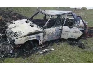 Malkara’da bir otomobil küle dönmüş halde bulundu