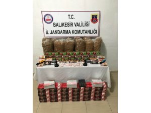 Jandarmadan kaçak tütün operasyonu