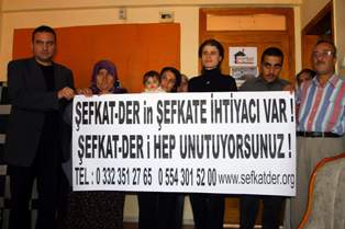 Şefkat-Der hayırseverlerden yardım bekliyor