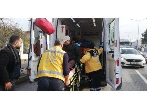 Bafra’da kaza: 1 yaralı