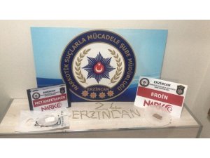 Erzincan’da uyuşturucu operasyonu