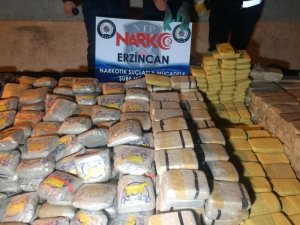 Erzincan’da yaklaşık 1 ton eroin ele geçirildi