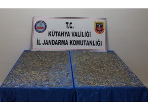 Kütahya’da 10 bin adet sikke ele geçirildi