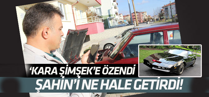 Kara Şimşek'e özendi, Şahin'i konuşturdu