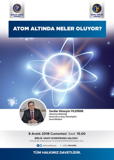 Birlik Vakfın’da ‘Atom’ konuşulacak