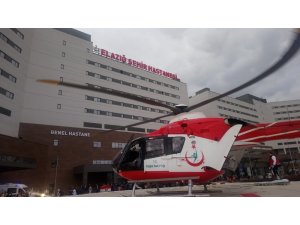 Damdan düşen şahıs helikopterle hastaneye kaldırıldı