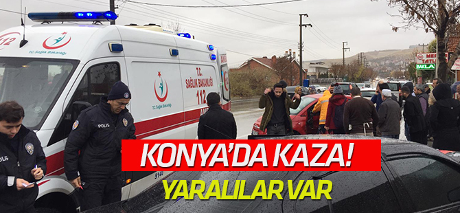Konya'da kaza!