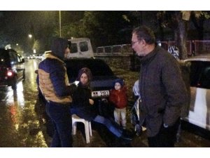 Yayaya çarpıp kaçtı