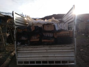 Çatak’ta 18 bin 910 paket kaçak sigara ele geçirildi