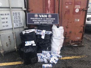 Van’da 20 bin 120 paket kaçak sigara ele geçirildi