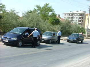 Kulu'da trafik denetimleri sürüyor