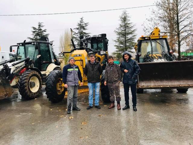 Yalıhüyük karla mücadeleye hazır