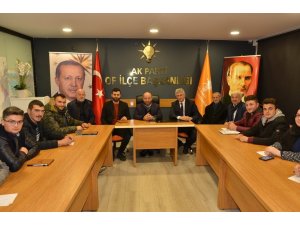 Of Belediye Başkanı Sarıalioğlu, AK Partili gençlerle buluştu