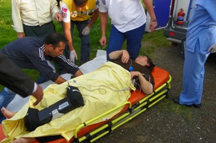 Kulu'dan ambulans helikopterle hasta sevki